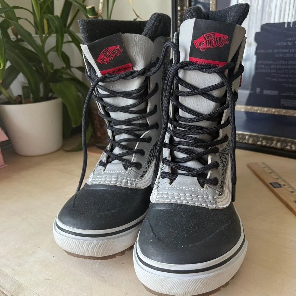 Vans Black, Gray & White Men's Rain & Snow Boots